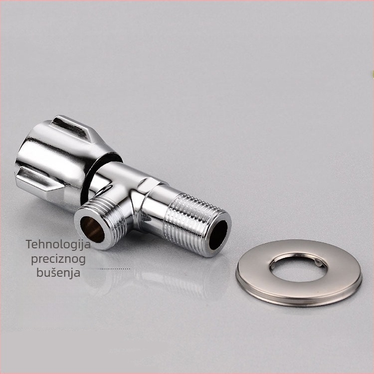 Bakreni miješivač za kupaonicu — 1/2-in inclusul ulaz/izlaz, spiralno otvaranje, model 9510