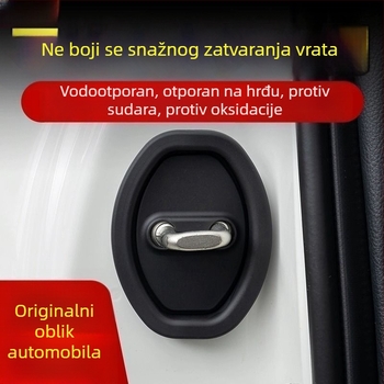 Silikonska podložna za kvaku vrata s amortizacijom, zaštitni pokrov protiv hrđe, unutarnja dekoracija, dodaci za modifikaciju automobila