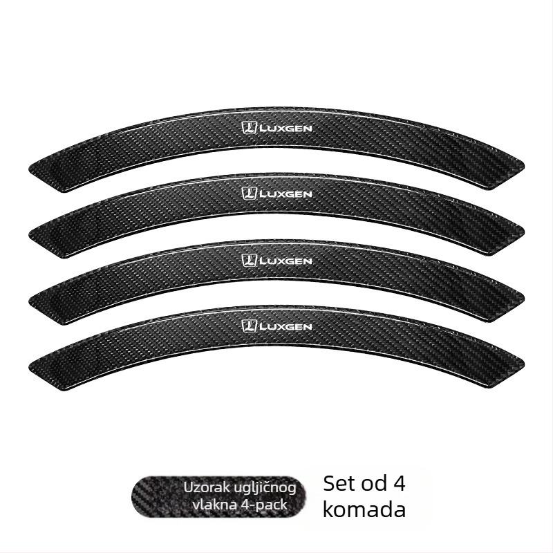 Karbonski obrubnik za kotače i traka za zaštitu od sudara za automobil, model BYLM, podrijetlo Guangzhou, kompozitni materijali, moguć prilagodba