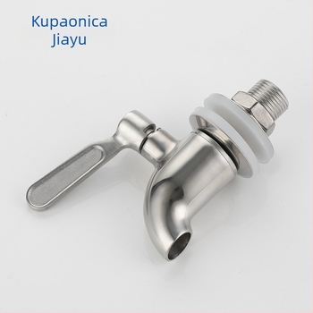 Nehrđajući čelični ventil za bačvu, model 2023, horizontalna ugradnja, radna temperatura 100°C, nazivni tlak 5 bar