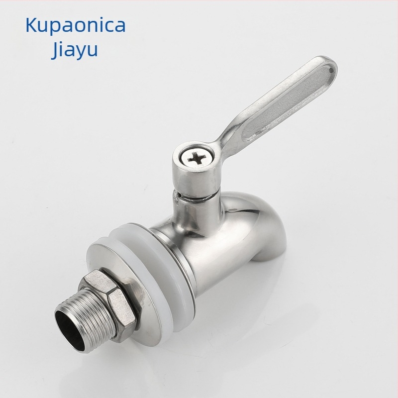 Nehrđajući čelični ventil za bačvu, model 2023, horizontalna ugradnja, radna temperatura 100°C, nazivni tlak 5 bar