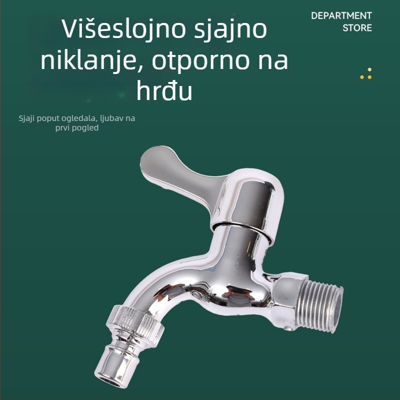 Kuhinjski slavina s magnetskom funkcijom, model SLT400, promjer ulaza/izlaza 15 mm, ugradnja u zid, ABS premaz