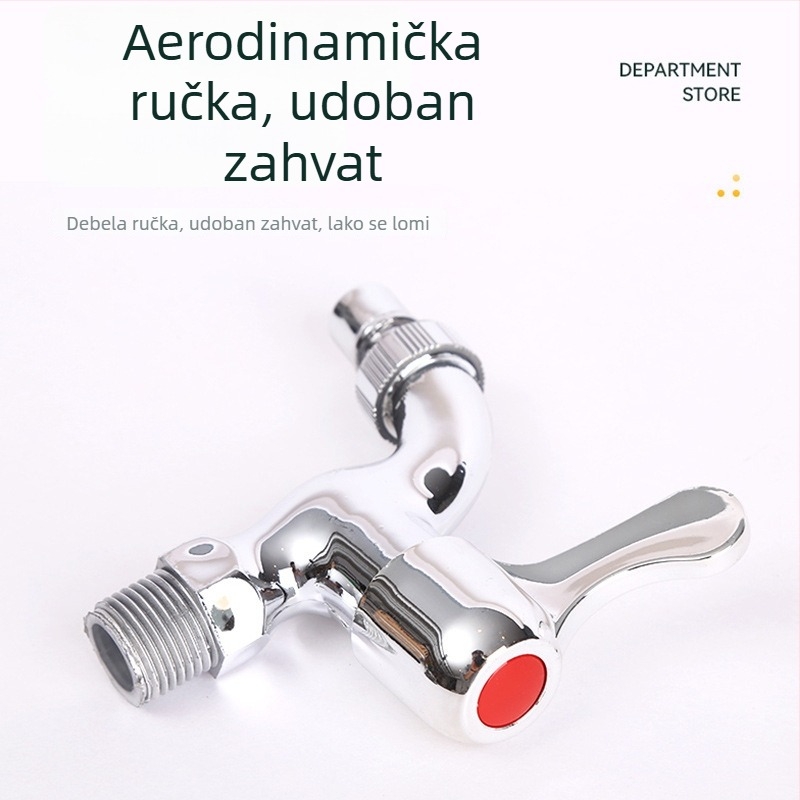 Kuhinjski slavina s magnetskom funkcijom, model SLT400, promjer ulaza/izlaza 15 mm, ugradnja u zid, ABS premaz