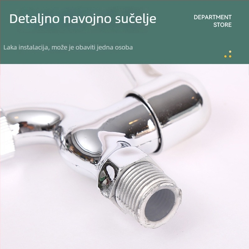 Kuhinjski slavina s magnetskom funkcijom, model SLT400, promjer ulaza/izlaza 15 mm, ugradnja u zid, ABS premaz