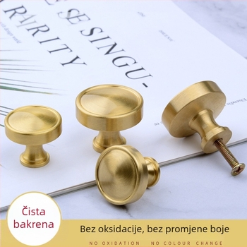 Bakrena ručica za ladice i vrata ormarića, Model A1-05, za ladice i vrata, Novi kineski stil, Moderni minimalistički, Lagani luksuz