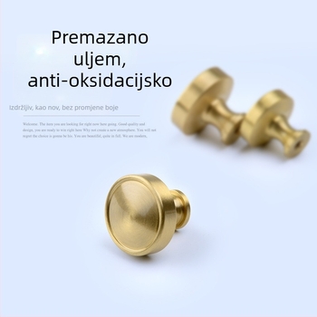 Bakrena ručica za ladice i vrata ormarića, Model A1-05, za ladice i vrata, Novi kineski stil, Moderni minimalistički, Lagani luksuz