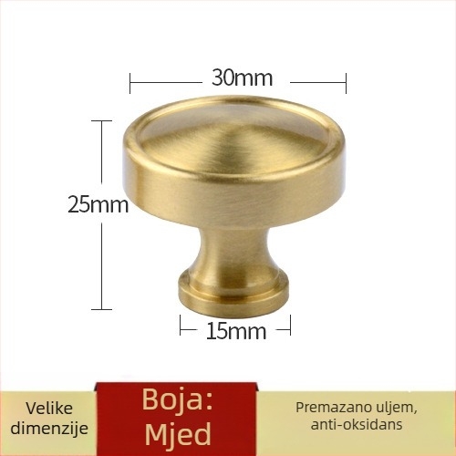 Bakrena ručica za ladice i vrata ormarića, Model A1-05, za ladice i vrata, Novi kineski stil, Moderni minimalistički, Lagani luksuz