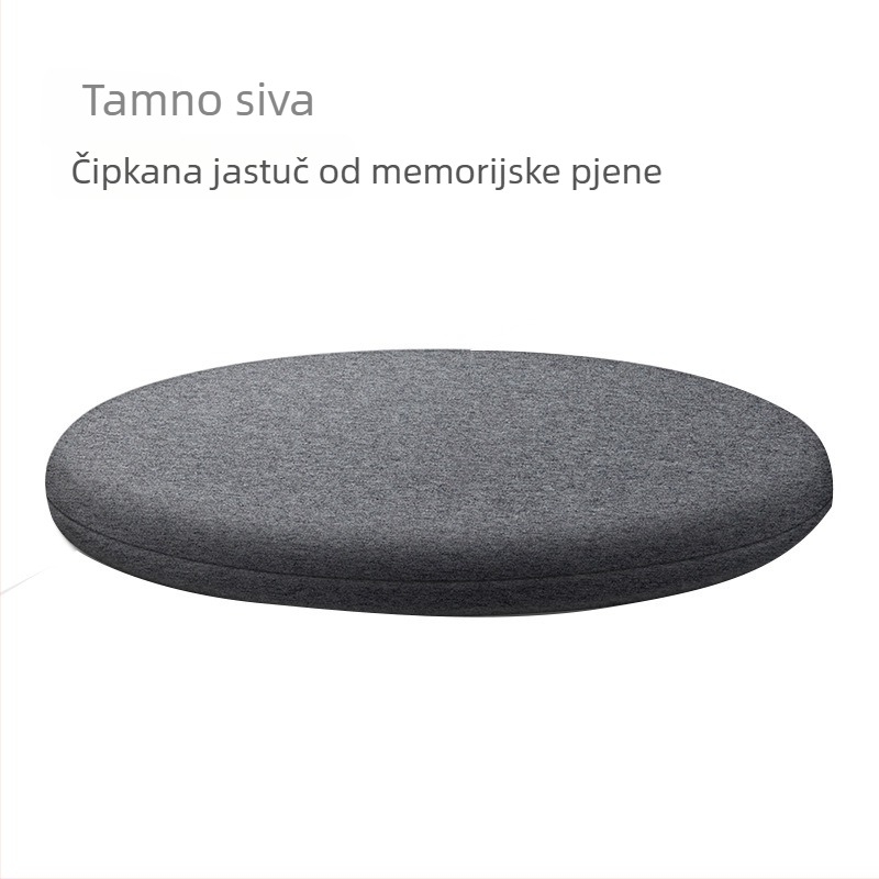 Japanski tatami jastuk od memorijske pjene, okrugli jastuk od pletene pamuka, Muji stil