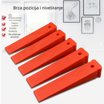 Plastični klin za ugradnju vrata i prozora, zamjenjuje zračne jastuke, brzo pozicioniranje i niveliranje