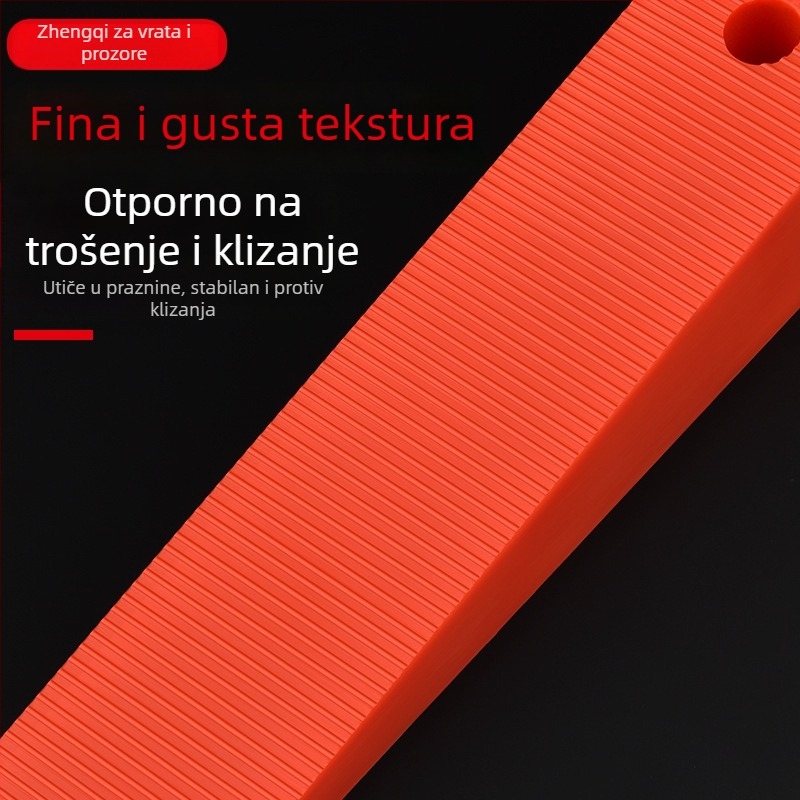 Plastični klin za ugradnju vrata i prozora, zamjenjuje zračne jastuke, brzo pozicioniranje i niveliranje