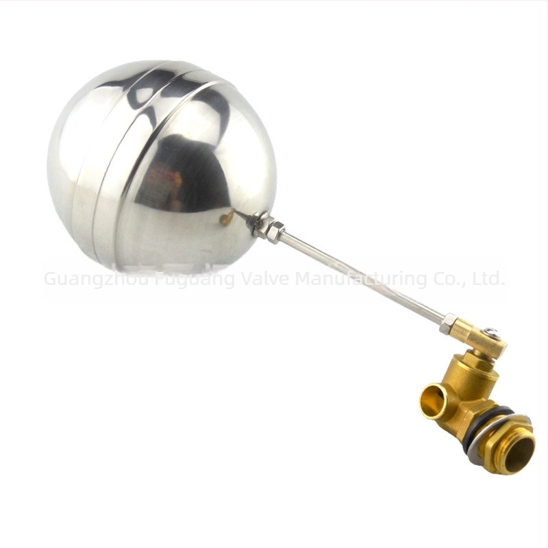 Plutajući ventil s podešavajućim keramičkim jezgrom i kuglom od nehrđajućeg čelika, plutajući tip, hidraulički pogon, regulacija razine vode u spremniku