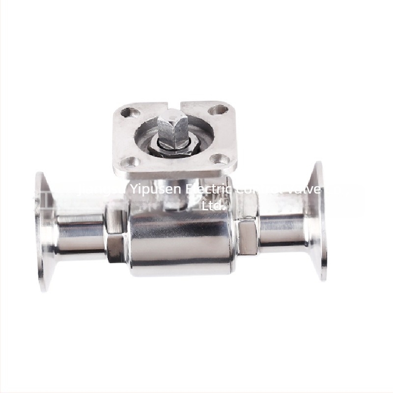 Epson 304 nehrđajući čelik sanitarnog kugličnog ventila, pun otvor, pravilan protok, ručno pogon