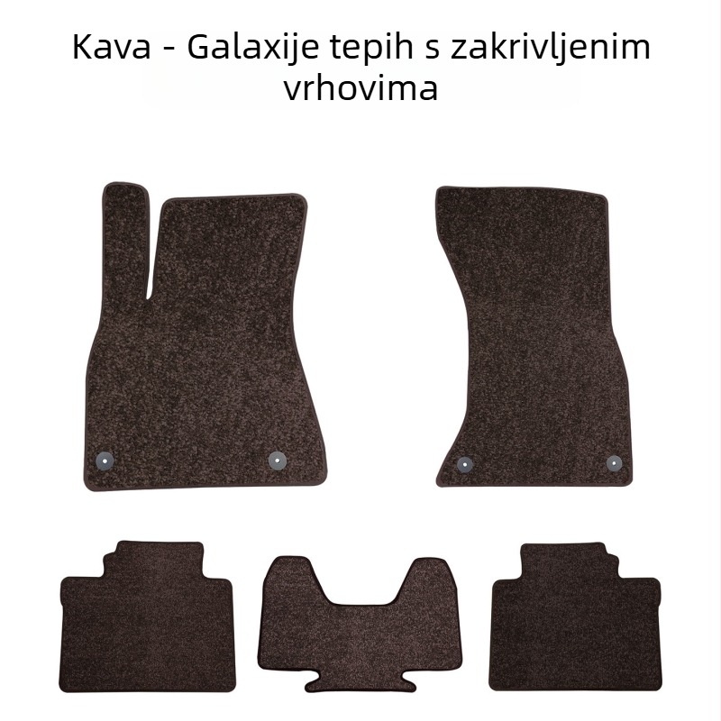 Podne prostirke za Audi Q5L (2018–2026), otporne na habanje velur prostirka, ravna podna prostirka, prilagodljivo