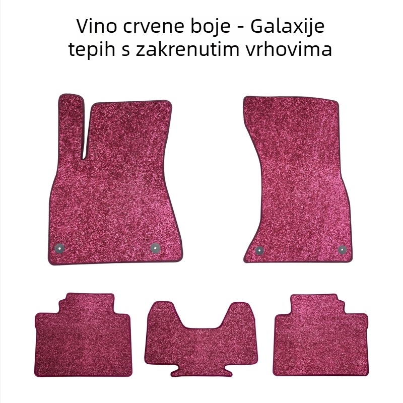 Podne prostirke za Audi Q5L (2018–2026), otporne na habanje velur prostirka, ravna podna prostirka, prilagodljivo