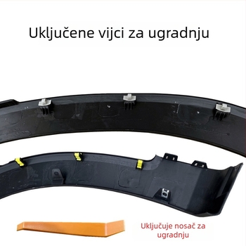 Okretna letva blatnika od nehrđajućeg čelika za Honda Binzhi XRV 2015-2021 – prednji i stražnji lukovi, trake protiv sudara, zaštita rubova