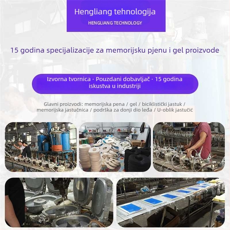 Jastuk od memorijske pjene | Jednobojni uzorak, prilagodljiv, moderni minimalistički stil | Pogodno za dnevni boravak, spavaću sobu, ured, vanjske prostore