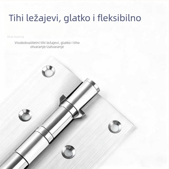 Šarka od nehrđajućeg čelika za ormariće – Model 1, debljina 2 mm, elektroplatirani premaz