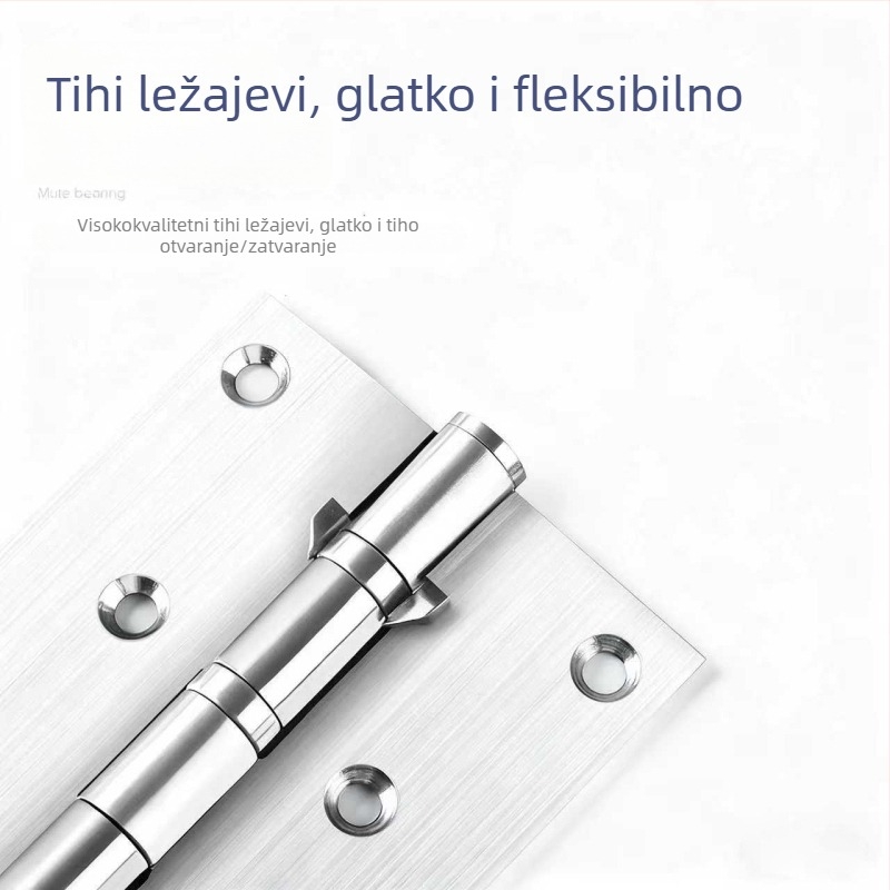 Šarka od nehrđajućeg čelika za ormariće – Model 1, debljina 2 mm, elektroplatirani premaz
