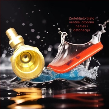 Brončana trosekcijska slavina s jednorukim upravljanjem, navojna ugradnja, DN15/DN20, -20 do 120°C