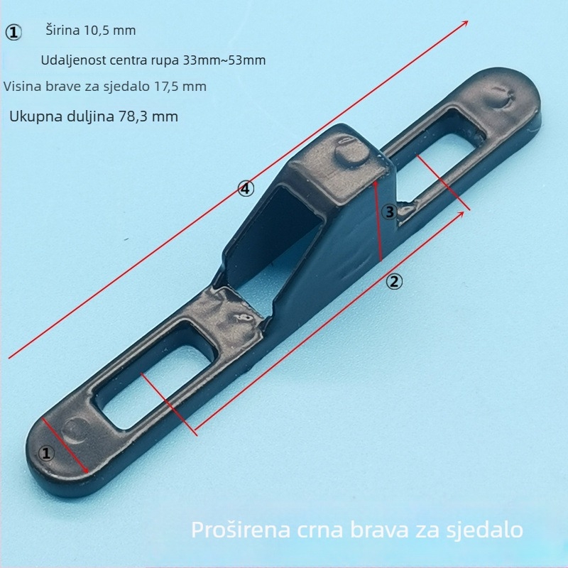 Aksesoari za kuka-zaključavanje vrata i prozora — cinkova legura, izbočena kopča za klizna vrata, Zero Yue, moderni stil
