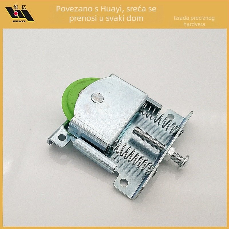 Kotač za klizna vrata od aluminijske legure, vanjski promjer 132, promjer osi 52, model T68787, maksimalno opterećenje 100.