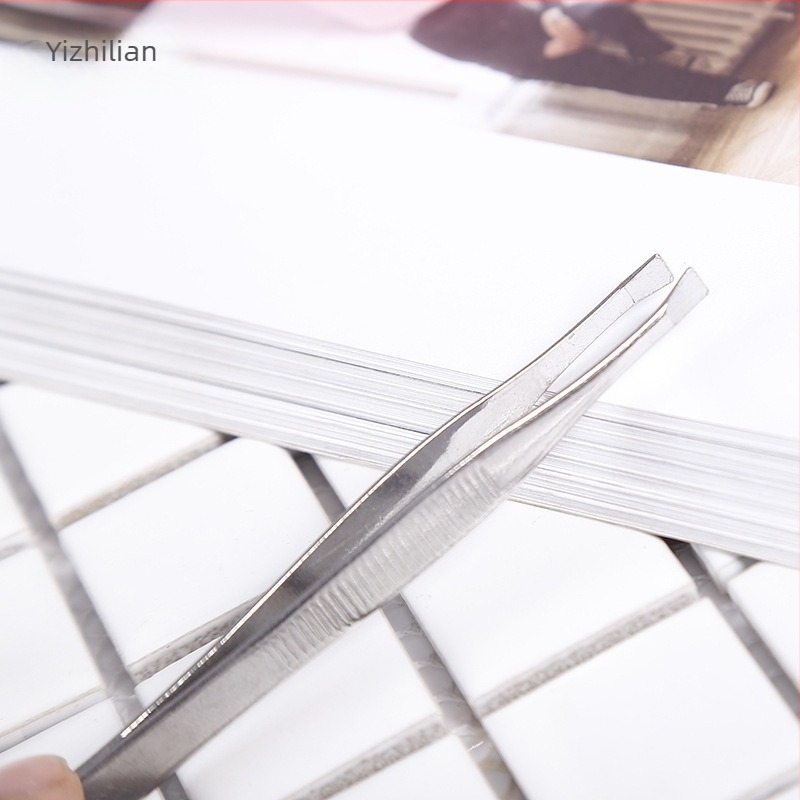 Set škarica za obrve i pincete – Ezhilian, nehrđajući čelik, 2-dijelni set za oblikovanje obrva