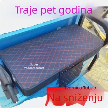 Navlaka za sjedalo električnog tricikla, lanenog materijala, sve sezone, otisak logotipa