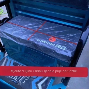 Navlaka za sjedalo električnog tricikla, lanenog materijala, sve sezone, otisak logotipa