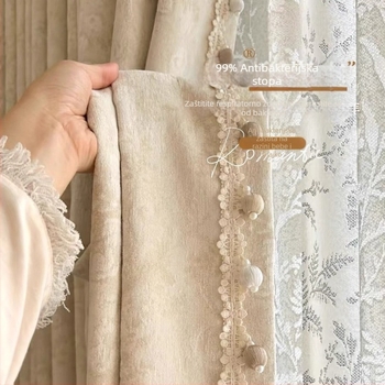 Morris Floral blackout zavjese, 2025 model za spavaću sobu i dnevni boravak, vrhunski chenille jacquard, francuski cvjetni dizajn