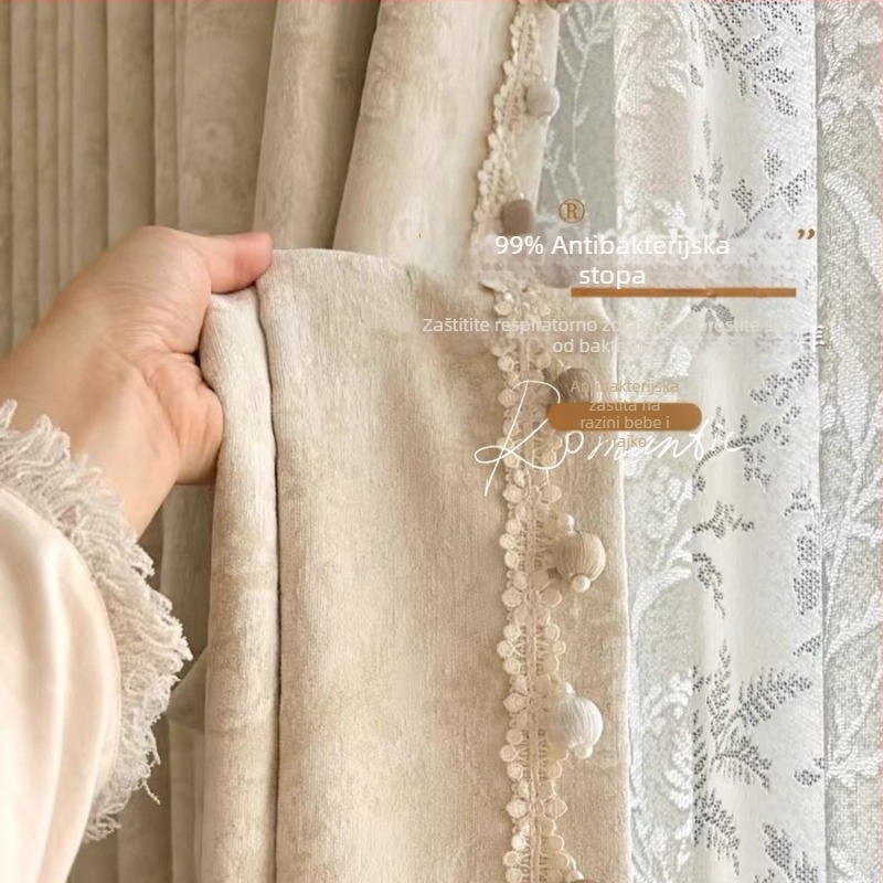 Morris Floral blackout zavjese, 2025 model za spavaću sobu i dnevni boravak, vrhunski chenille jacquard, francuski cvjetni dizajn