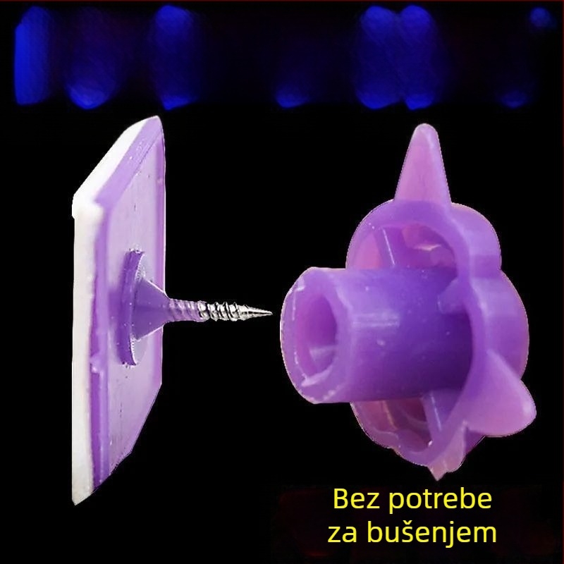 Velcro držač za zavjese za zaslonske vrata – bez bušenja, samoljepljivi, diskretni Velcro dodaci (Materijal: akril; Kategorija: zavjese kopče; Stil: moderni minimalistički; Prilagođavanje: Ne)