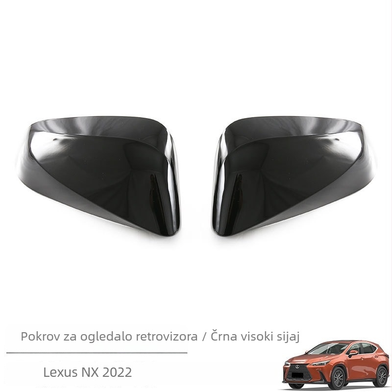 Naljepnica poklopca retrovizora za Lexus NX - ABS, karbonski uzorak, montaža ljepilom