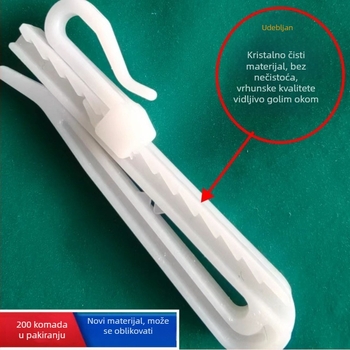 Kuke za zavjese — prilagodljive, plisirane, sklopive, materijal: tkanina, stil: jednostavan i moderan