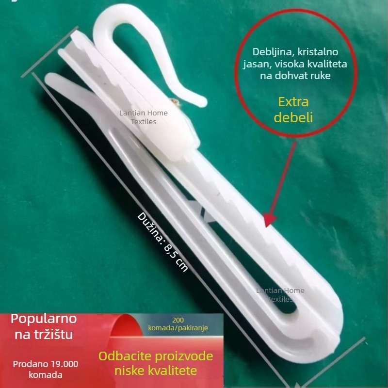 Kuke za zavjese — prilagodljive, plisirane, sklopive, materijal: tkanina, stil: jednostavan i moderan