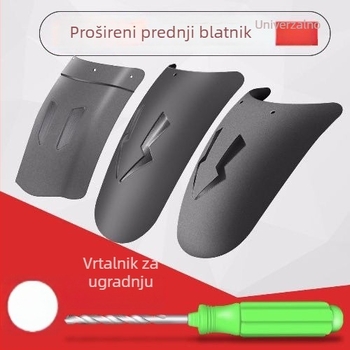 Prošireni blatnik za motocikl - univerzalni prednji i stražnji blatnik, plastika, model 2