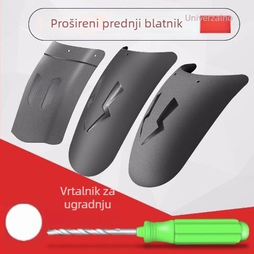Prošireni blatnik za motocikl - univerzalni prednji i stražnji blatnik, plastika, model 2