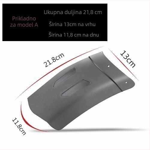Prošireni blatnik za motocikl - univerzalni prednji i stražnji blatnik, plastika, model 2