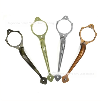 Drška za ormar s kuglastim zatvaračem, cinkov legura, elektroplatinirani završetak, model ZH-2057, novi kineski stil