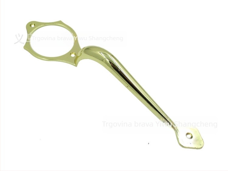 Drška za ormar s kuglastim zatvaračem, cinkov legura, elektroplatinirani završetak, model ZH-2057, novi kineski stil