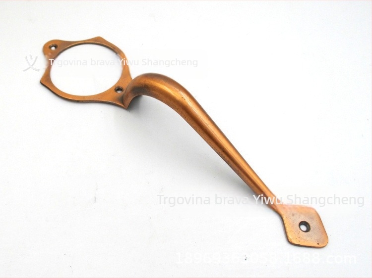 Drška za ormar s kuglastim zatvaračem, cinkov legura, elektroplatinirani završetak, model ZH-2057, novi kineski stil