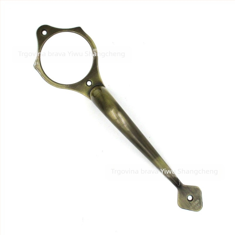 Drška za ormar s kuglastim zatvaračem, cinkov legura, elektroplatinirani završetak, model ZH-2057, novi kineski stil