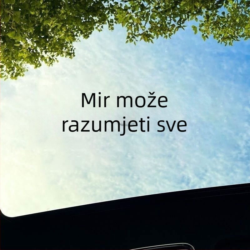 Naljepnice za sunčani krov automobila s tekstom – personalizirani kreativni ukras krova, umjetnička naljepnica za stražnje staklo