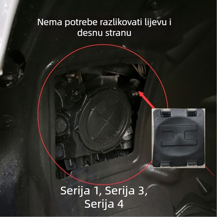 Plastični pokrov kalnika za prednju arkadu kotača za serije 1/3/4, modeli F30/F35/F20/F34