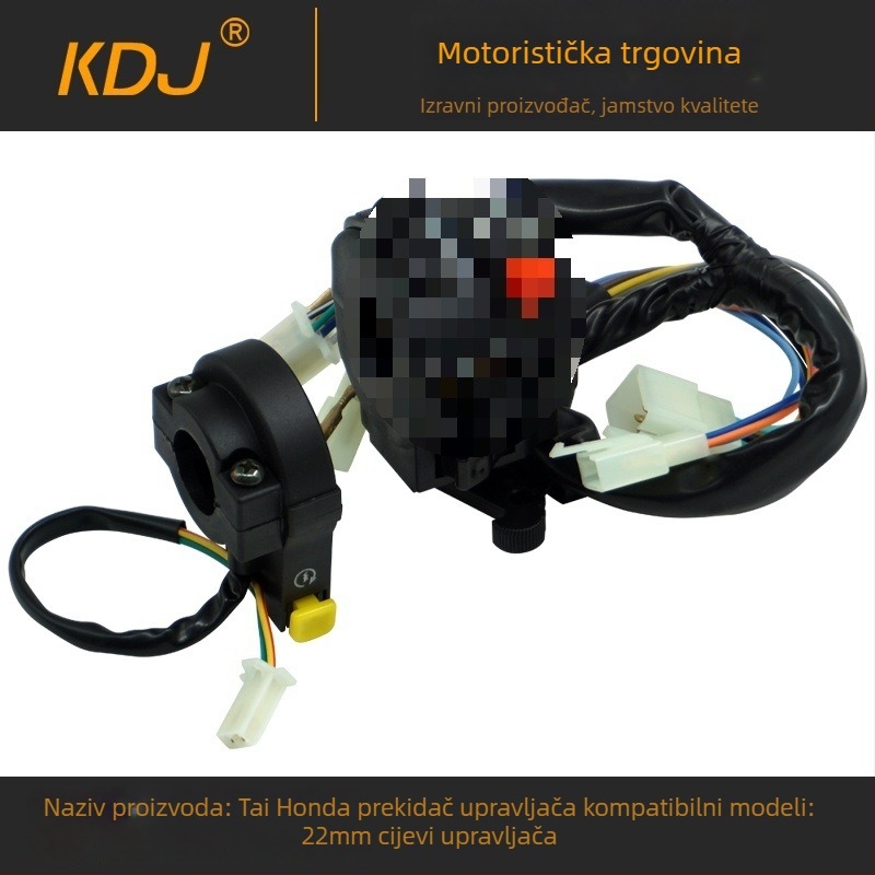 Wave110 sklop prekidača upravljača s zakrivljenim ramenom (Model: Taiwan XRM110)