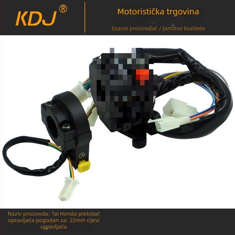 Wave110 sklop prekidača upravljača s zakrivljenim ramenom (Model: Taiwan XRM110)