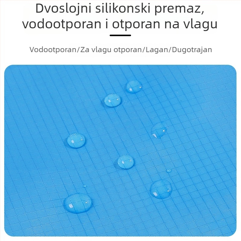 Prenosna plažna podloga za piknik — mini, 210T vodoodporna tkanina, otporna na vlagu, za vanjsku upotrebu