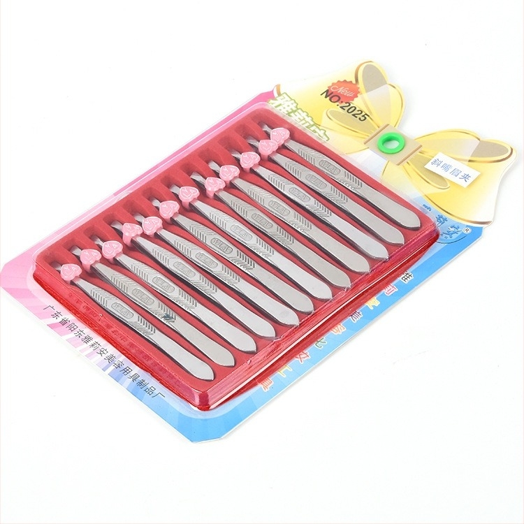 Jarion set klipova za obrve, nehrđajući čelik, 12 kom, model 2025