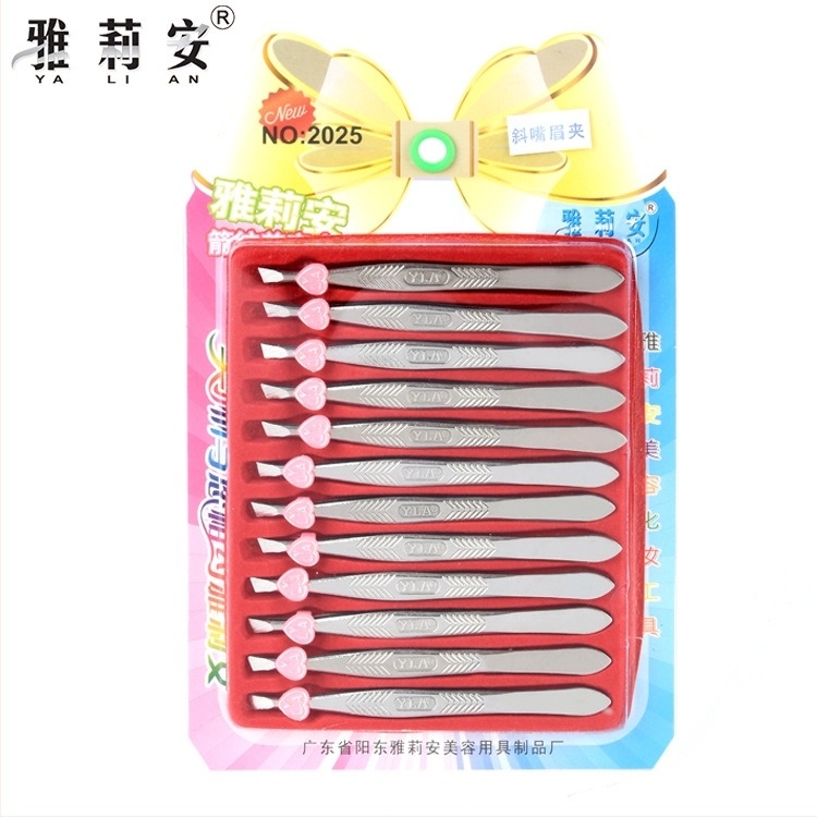 Jarion set klipova za obrve, nehrđajući čelik, 12 kom, model 2025