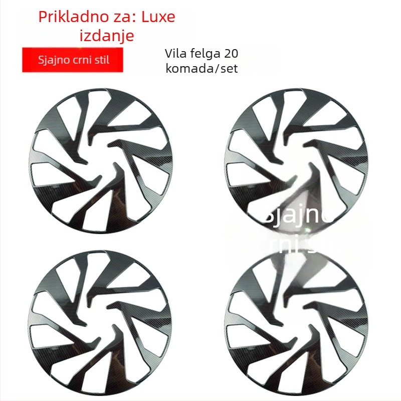 Honda Civic karbonski uzorak zaštita felge - TYPY, imitacija karbonskih vlakana, prilagodljivo