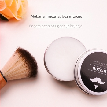 Tanizaki set za brijanje: 90 g krema/sapun za brijanje s posudom od nehrđajućeg čelika za muškarce